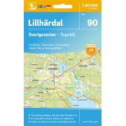 90 Lillhärdal Sverigeserien 1:50 000